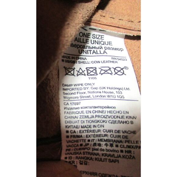 BANANA REPUBLIC Tan Soft Unlined Leather Tote Shoulder Crossbody Bag - Picture 10 of 10